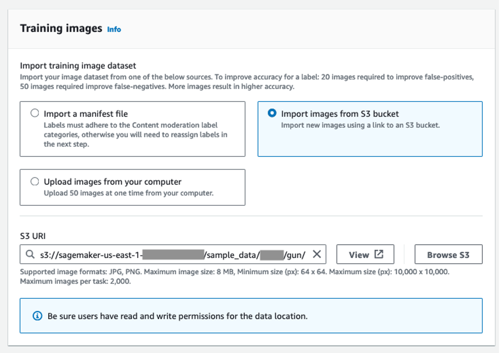 screenshot - provide dataset