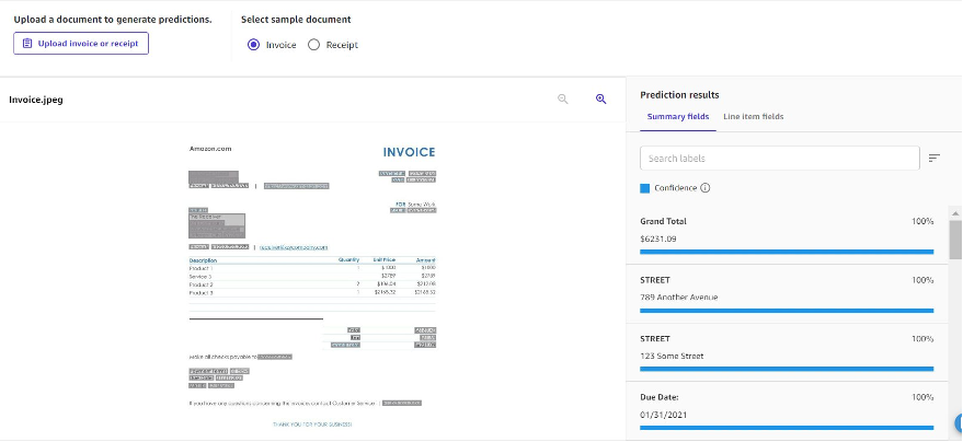 Expense Analysis on SageMaker Canvas