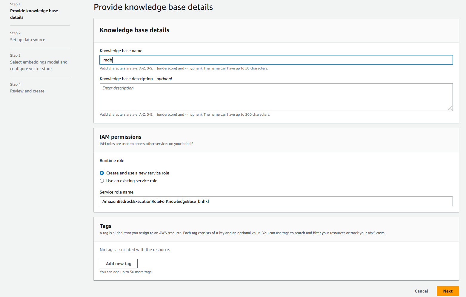 Knowledge Base Details Console Page