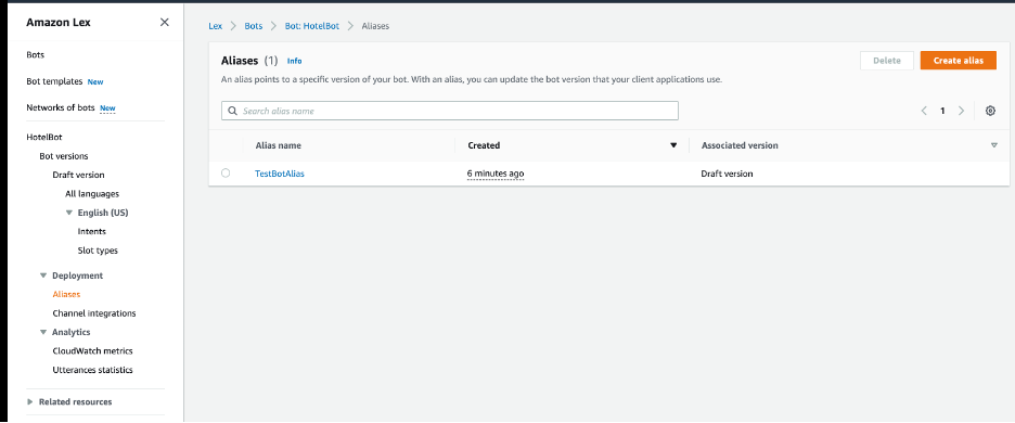 Manage your Amazon Lex bot via AWS CloudFormation templates