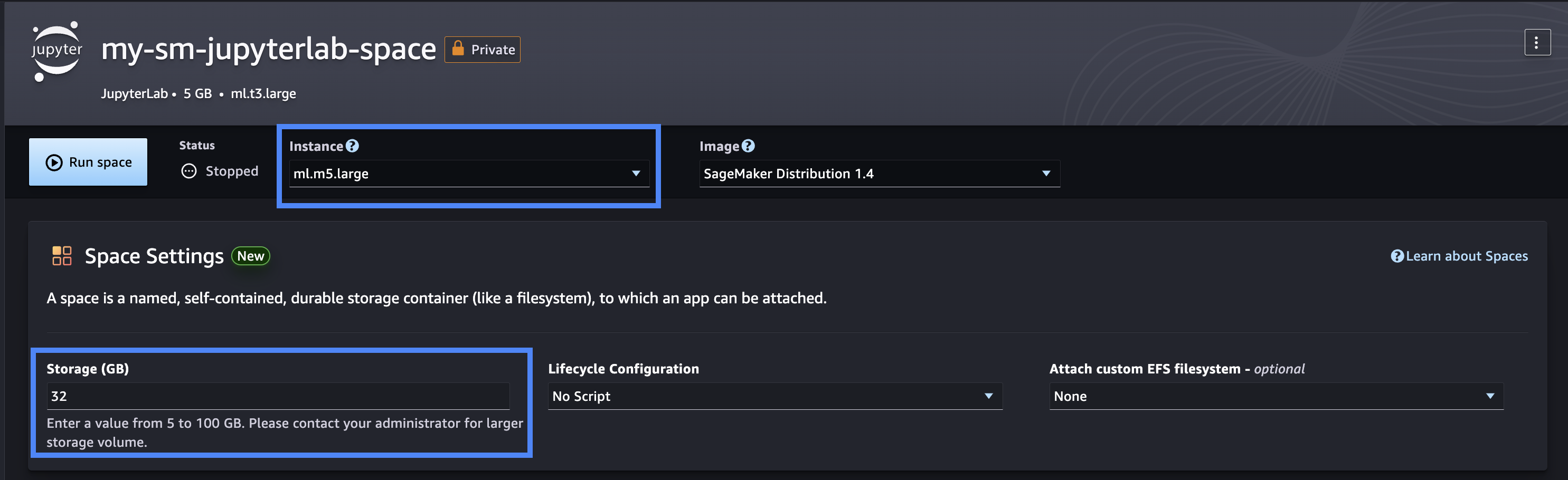 Run Python files in SageMaker Studio spaces using Local Mode