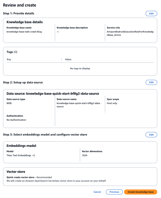 Creating a Knowledge Base Web Crawler