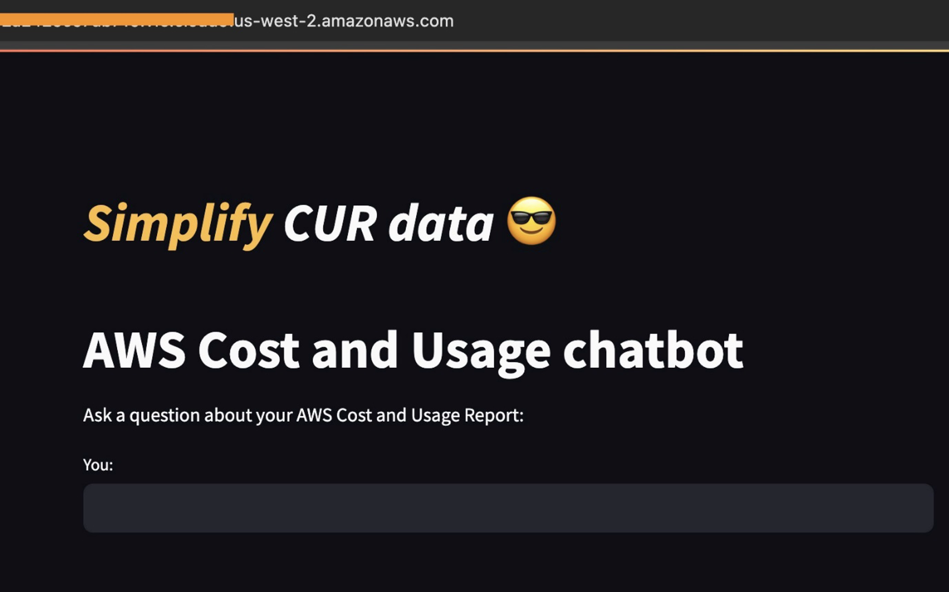 Figure 2. Shows the Chatbot Dashboard to ask question