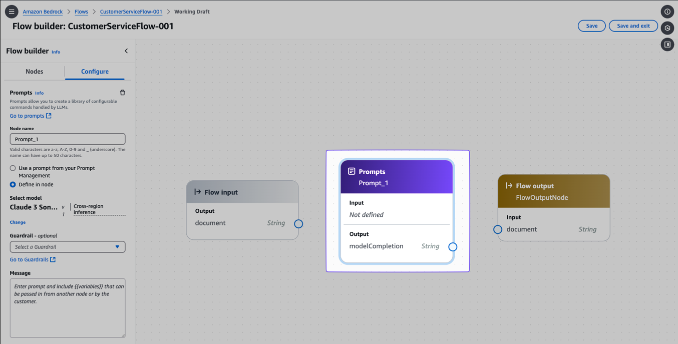 Amazon Bedrock Flows is now generally available with enhanced safety and traceability