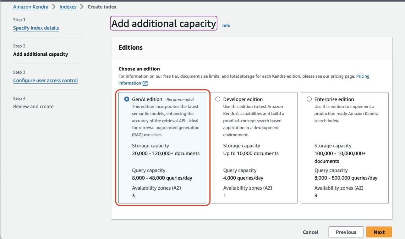 Introducing Amazon Kendra GenAI Index – Enhanced semantic search and retrieval capabilities