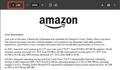 Amazon Annual Report