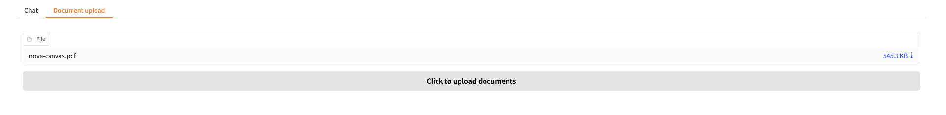 Document uploaded