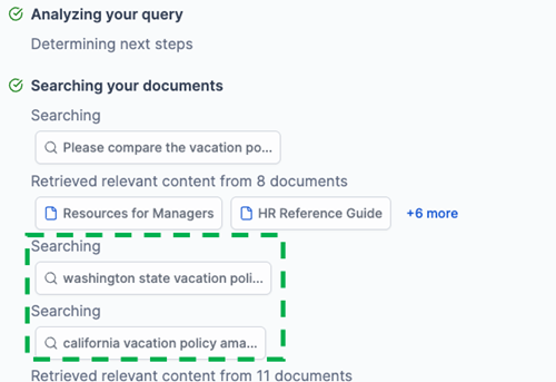 Bringing agentic Retrieval Augmented Generation to Amazon Q Business