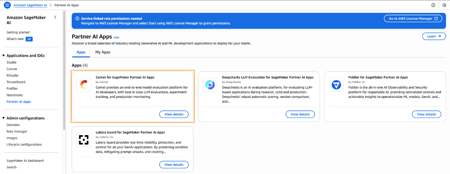 Rapid ML experimentation for enterprises with Amazon SageMaker AI and Comet