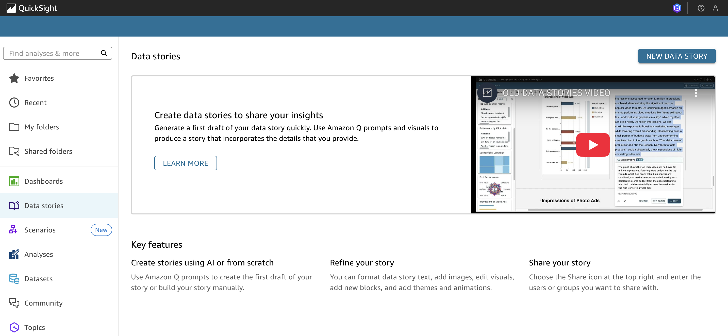 Automate Amazon QuickSight data stories creation with agentic AI using Amazon Nova Act