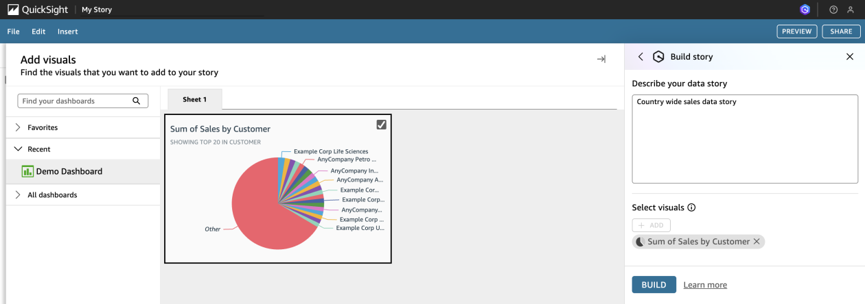 Automate Amazon QuickSight data stories creation with agentic AI using Amazon Nova Act