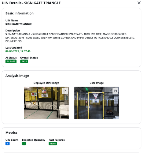 Amazon Nova ORT 결과 표시 UI 화면 예시