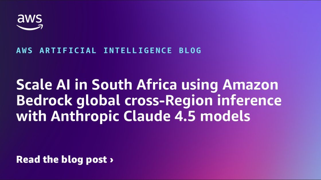 Scale AI Uses Bedrock For South Africa Cross-Region Inference