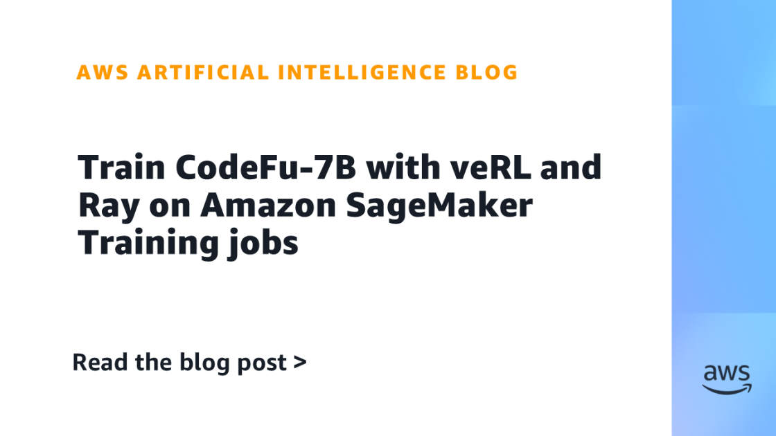 Train CodeFu-7B with veRL and Ray on Amazon SageMaker Training jobs