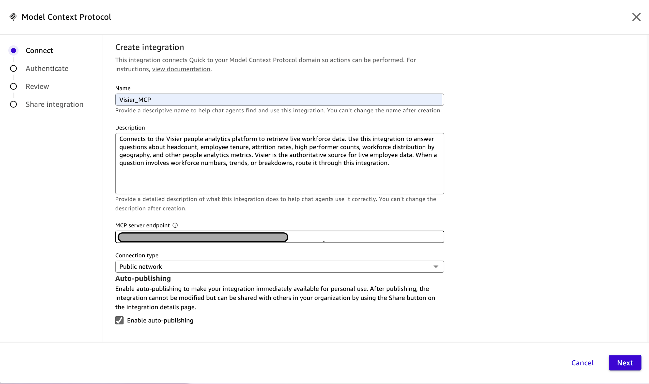 Building Workforce AI Agents with Visier and Amazon Quick
