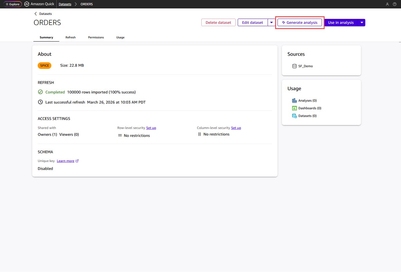 Generate dashboards from natural language prompts in Amazon Quick