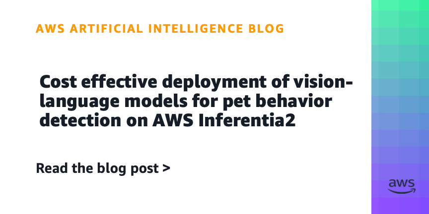 Tomofun shifts pet-behavior inference to AWS Inferentia2