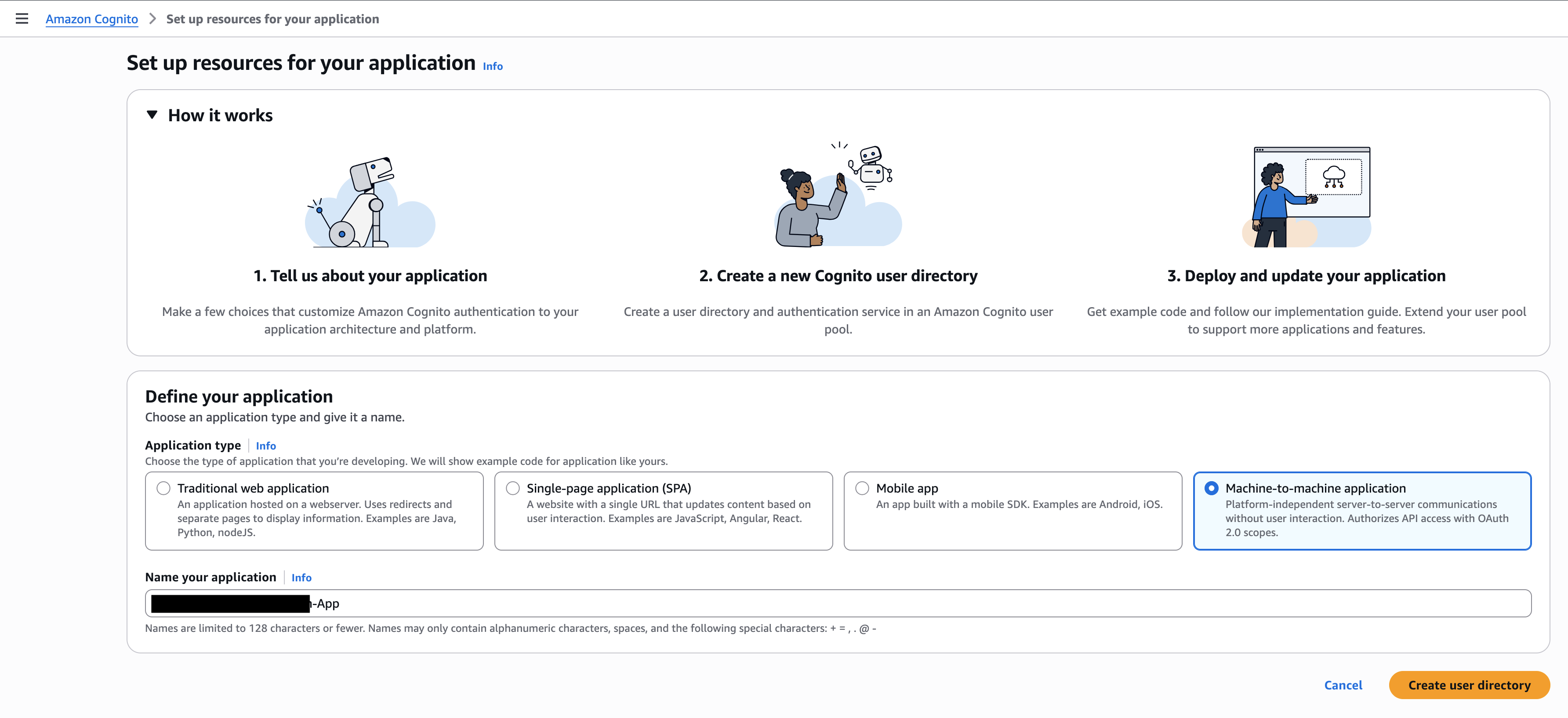 AmazonCognito-ApplicationResourceSetup