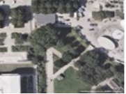 Orthophoto top-down view of a geographic tile