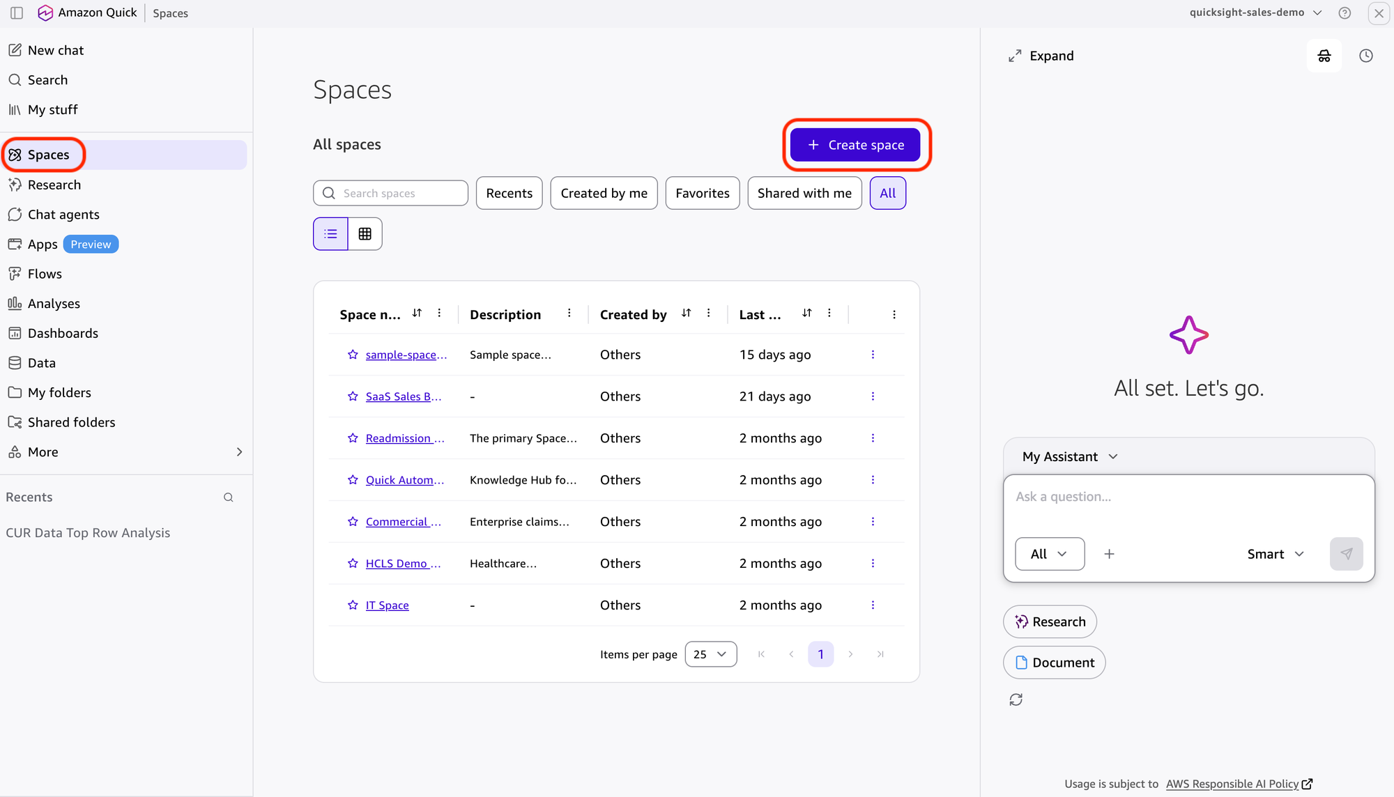 Automating customer retention workflows in Amazon Quick