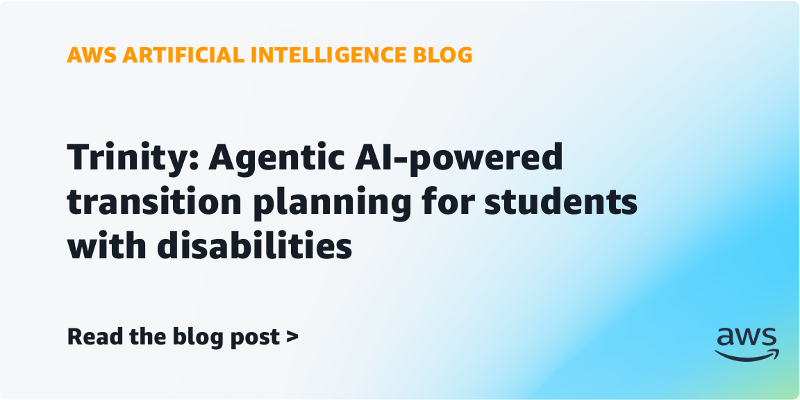 Trinity: Agentic AI-powered transition planning for students with disabilities