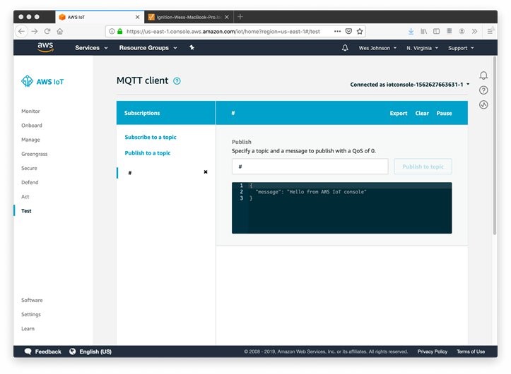 AWS IoT MQTT Client