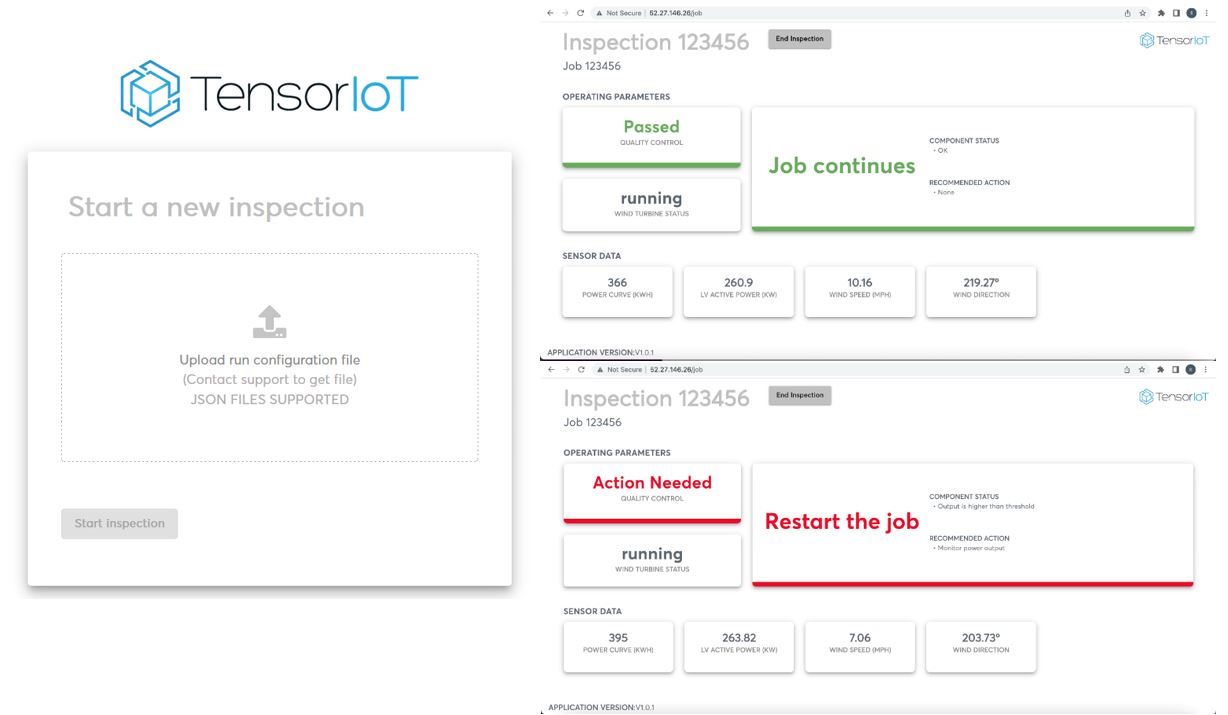 Developing a Remote Job Monitoring Application at the edge using AWS