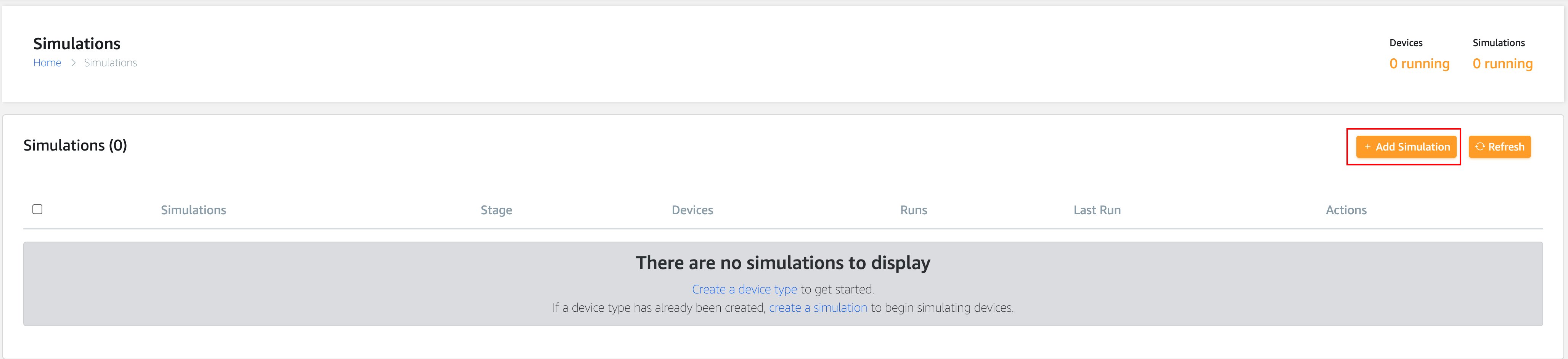 Fig. 3 Creating a Simulation