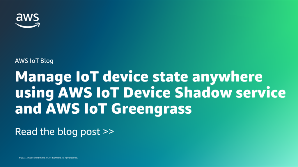 AWS IoT The of Things on AWS Official Blog