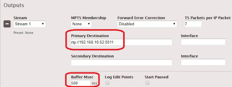 Selecting the Low Latency Mode