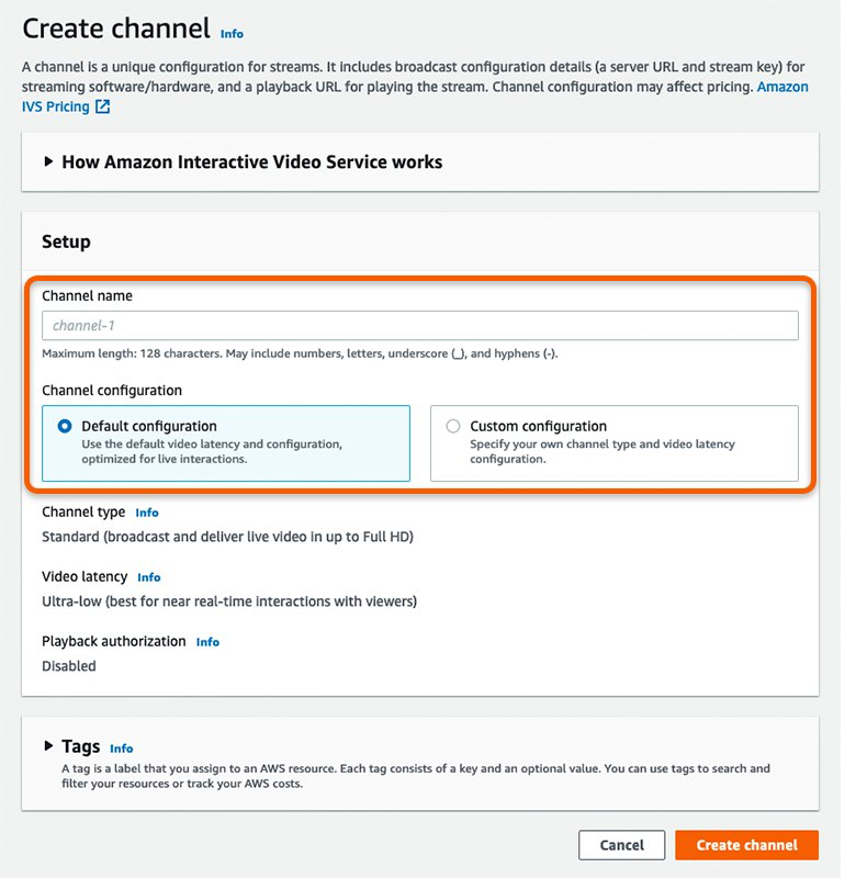 Screenshot of the create channel dialog box with channel name text box on top of setup section.