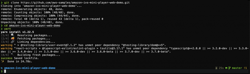 Command Line Interface using the “git clone” command for this project’s GitHub repository