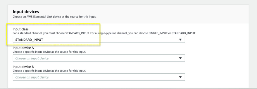 Create Input page, focus on Input class