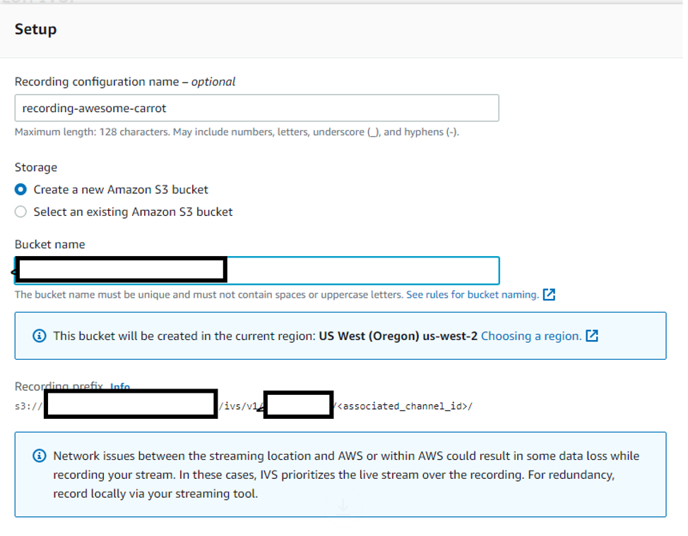 Amazon IVS Setup Image 1-1