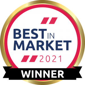 NAB Best in Market 2021 Winner badge