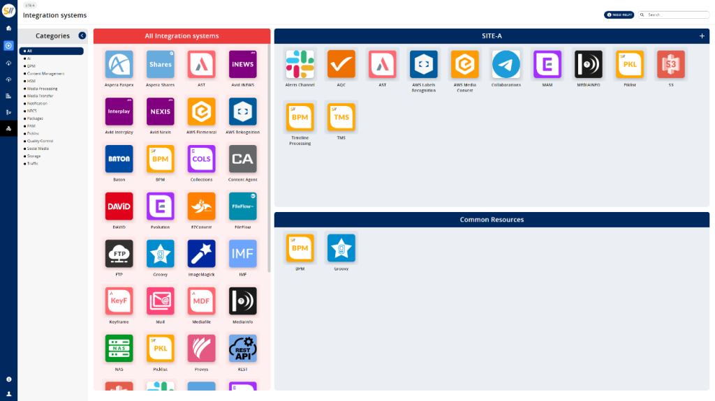 Tedial smartWork user interface with App Store like features