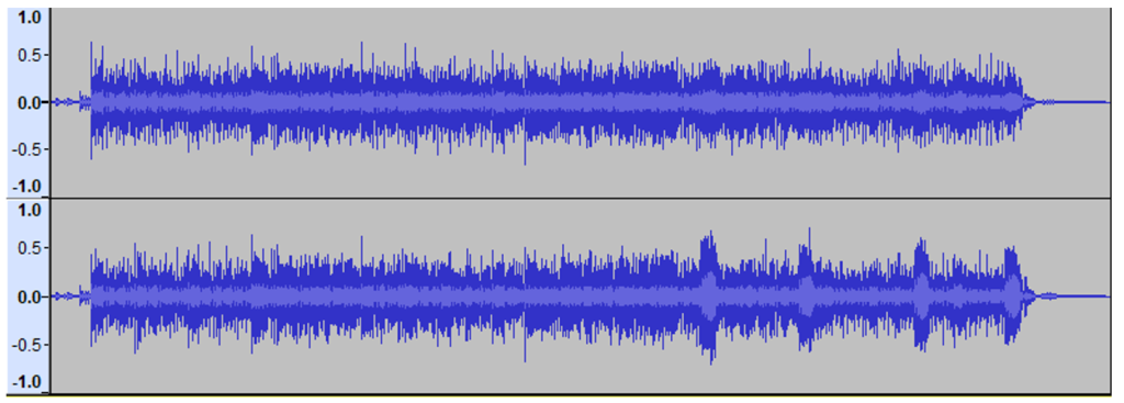 A sample waveform