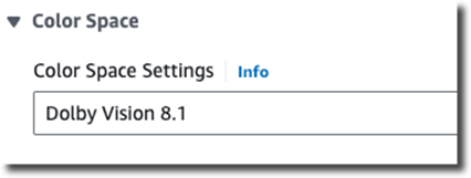 Dolby Vision 8.1 profile.