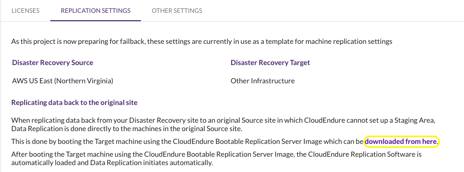 Figure 24- Download Failback Client