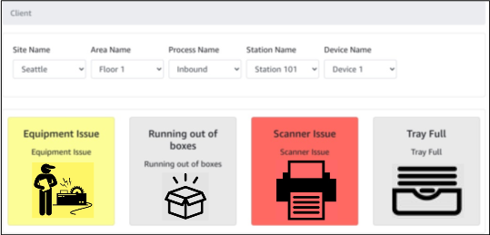 Figure 3. Raise issues screen