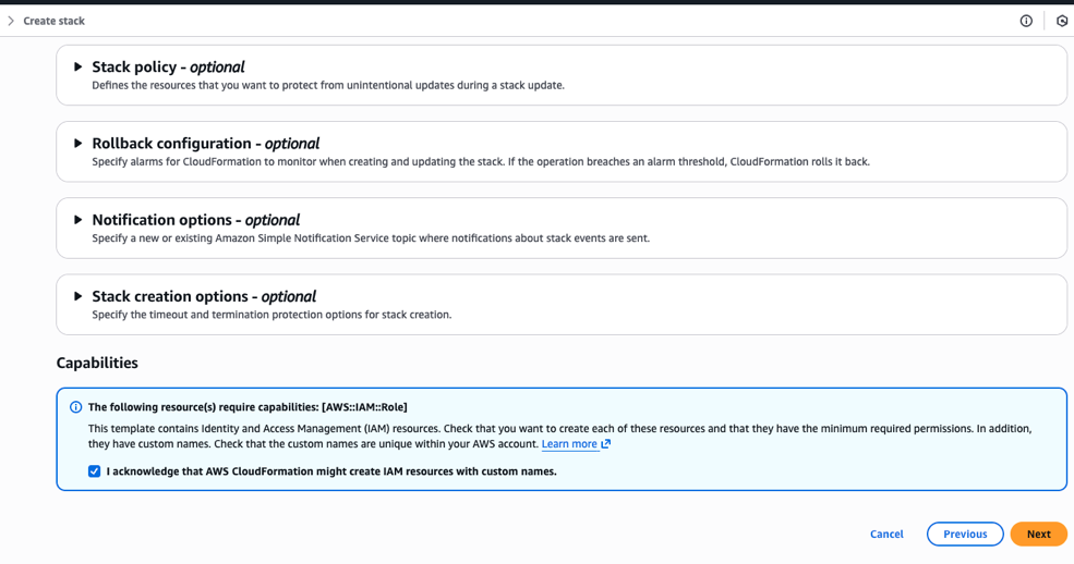 通过Lambda将CloudWatch指标流传输到基于VPC的OpenTelemetry收集器