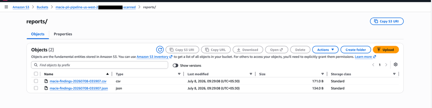 Automate custom PII detection at scale with Amazon Macie and Step Functions