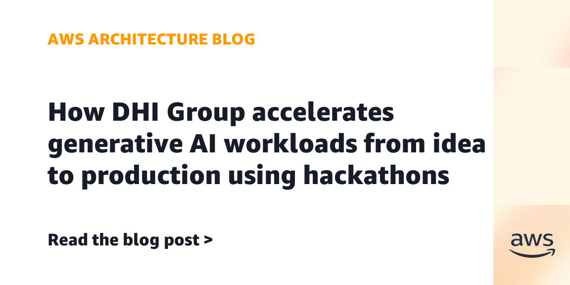 DHI Group's AI Hackathon: From Idea to Production in Days