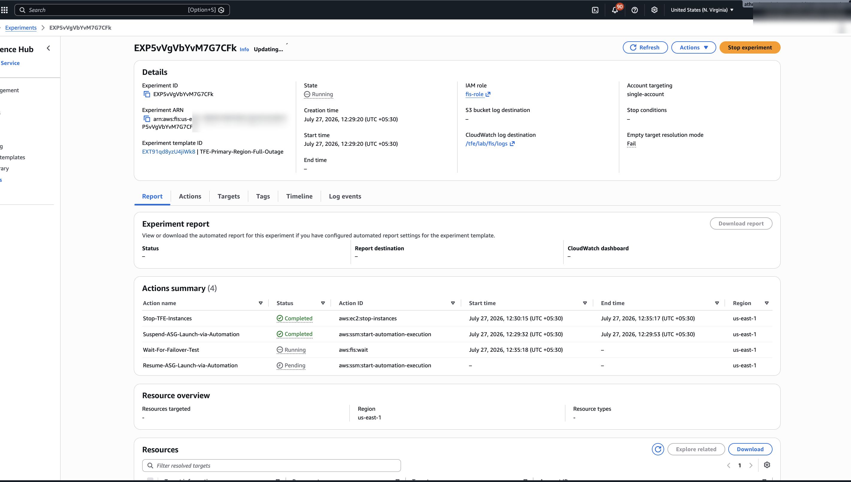 使用AWS FIS验证Terraform Enterprise的多区域灾难恢复