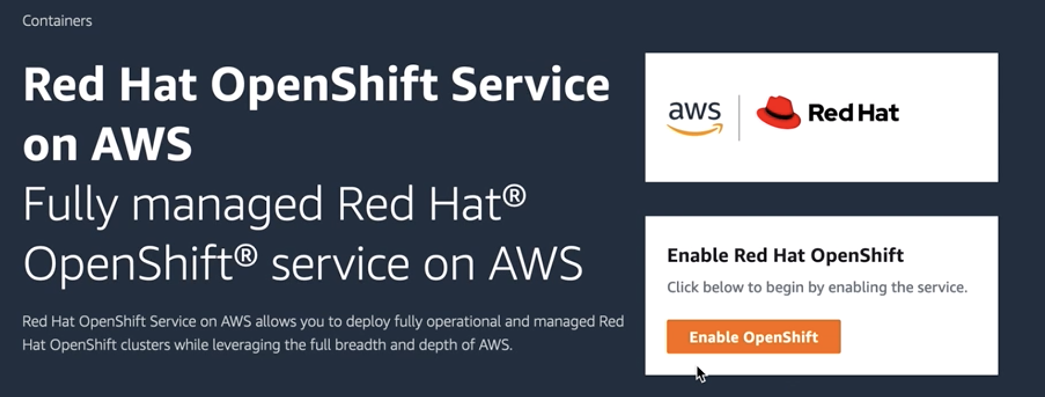 Red Hat OpenShift Overview