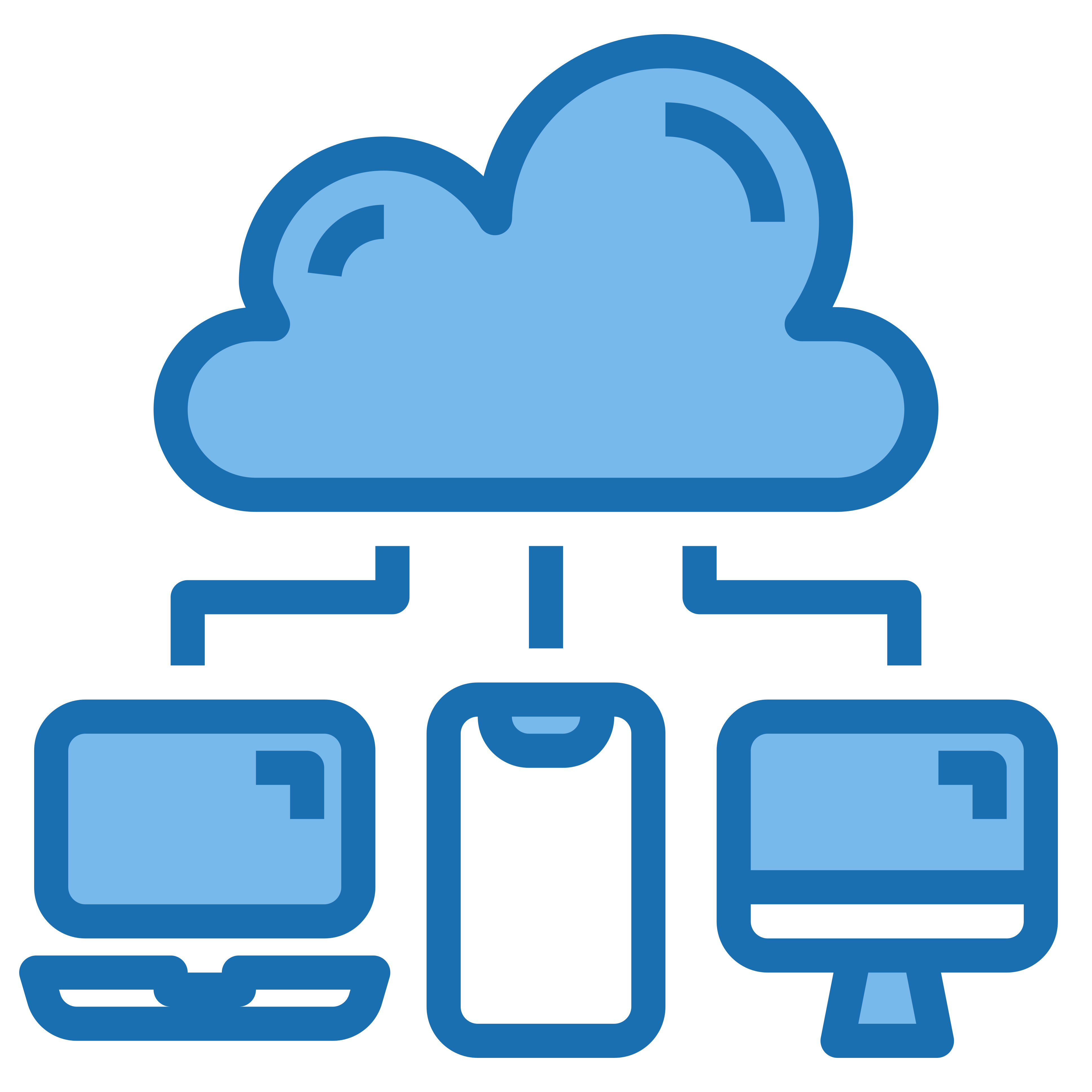 Migration to cloud icon