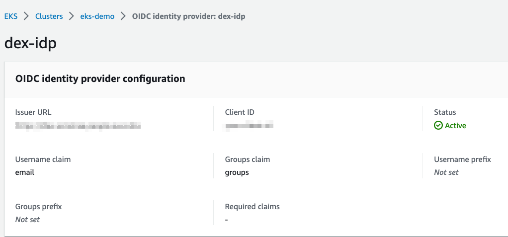 AWS Console - OIDC Identity Provider