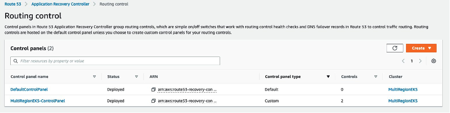 Route 53: Routing control console