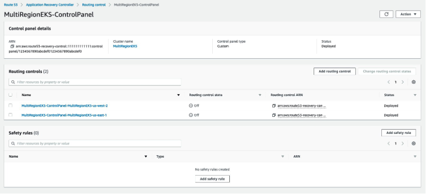 Route 53 ARC: Managing routing controls