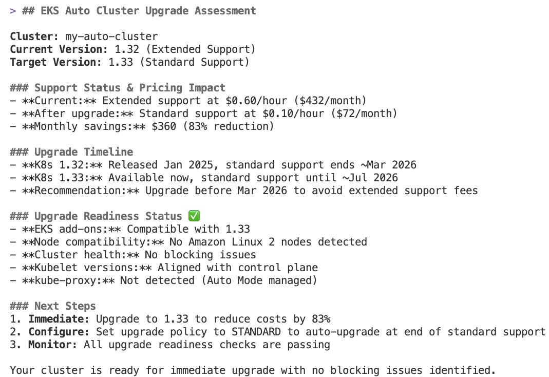 Figure 5: Comprehensive upgrade readiness report showing all compatibility checks passing
